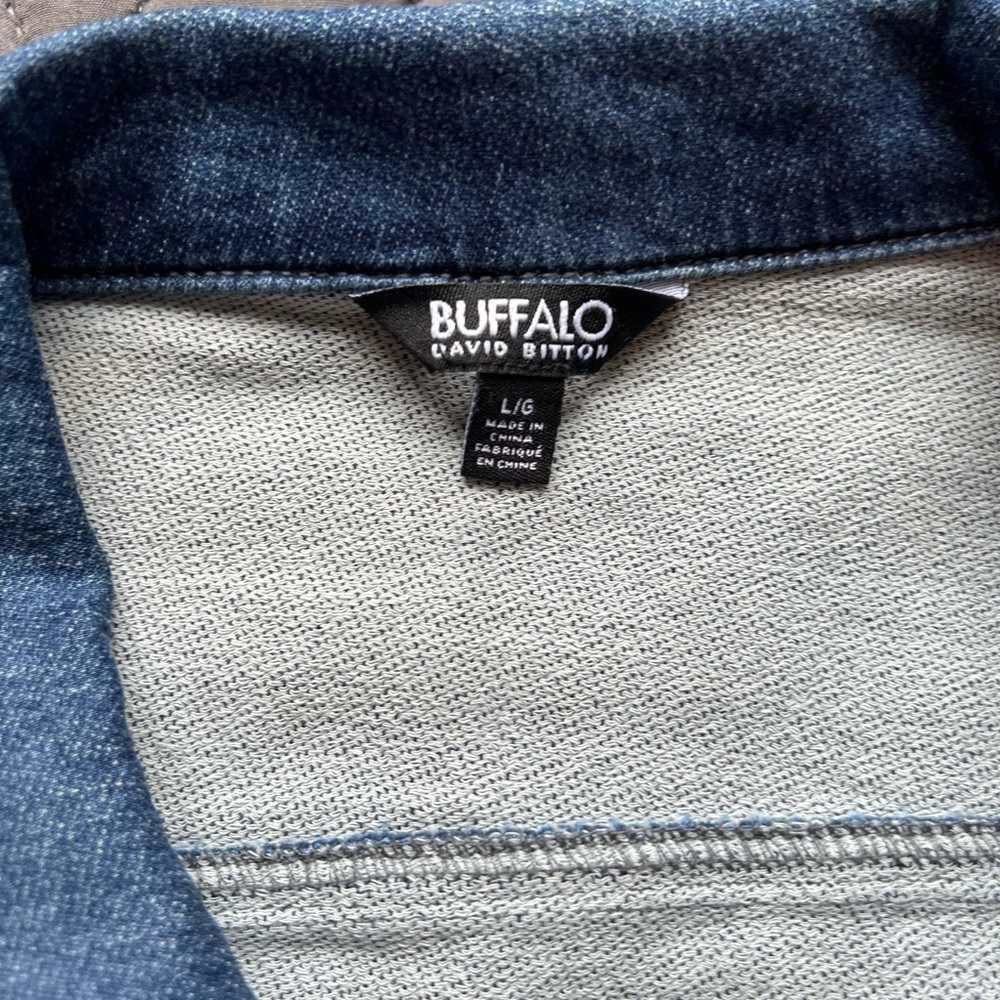 Buffalo David Bitton Light Blue Denim Jacket size L - Picture 2 of 3